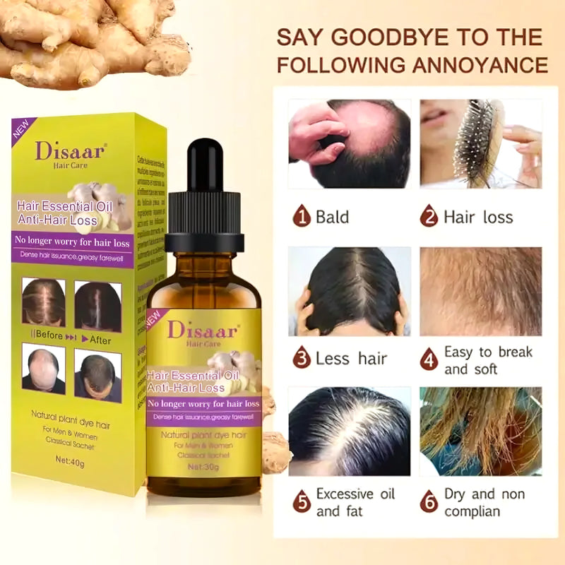 Aceite Anticaida Hair Jengibre Serum - Varietas Chile - Santiago