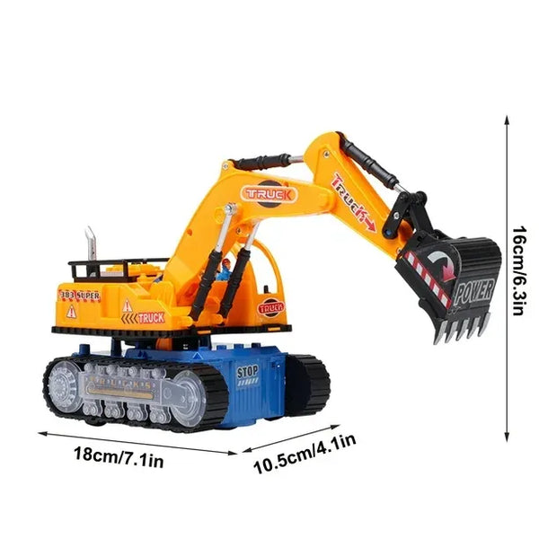 Retroexcavadora Con Luz Y Sonido Pequeña
