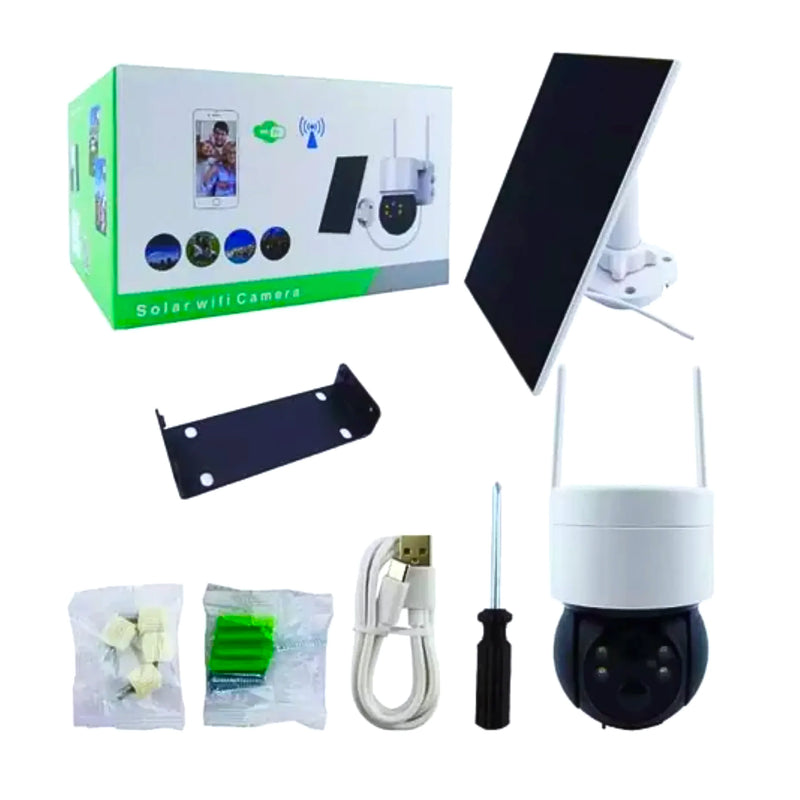 Camara Vigilancia Ip Solar Led Wifi - Varietas Chile - Santiago
