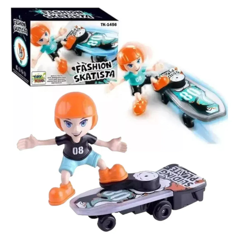 Robot En Patineta Con Luz Y Sonido