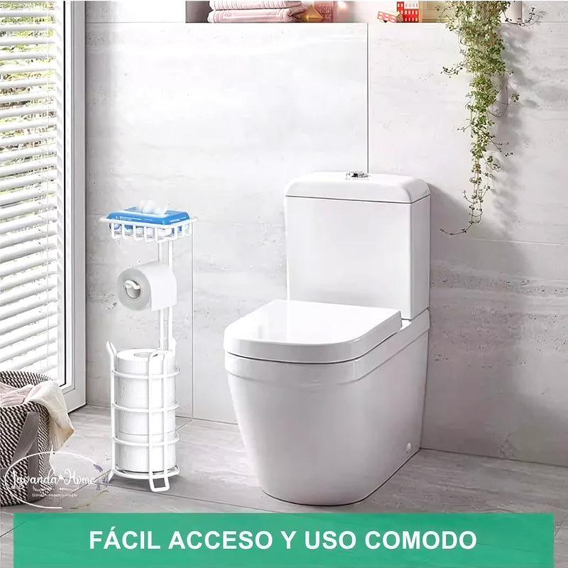 Soporte De Papel Confort Con Base Blanco - Varietas Chile - Santiago