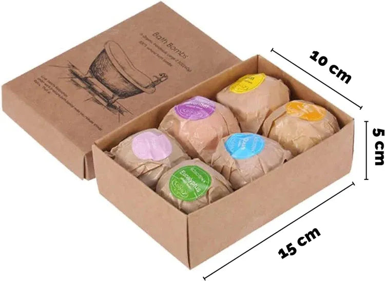 Set De 6 Pcs Bombas Aromáticas Bañera