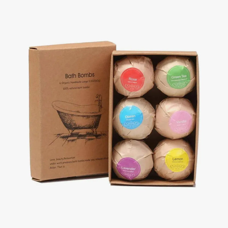 Set De 6 Pcs Bombas Aromáticas Bañera