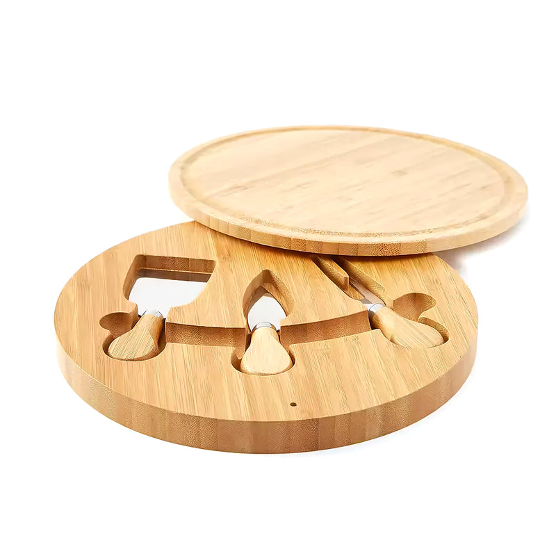 Tabla De Queso 25Cm Bambu 3 Accesorios - Varietas Chile - Santiago