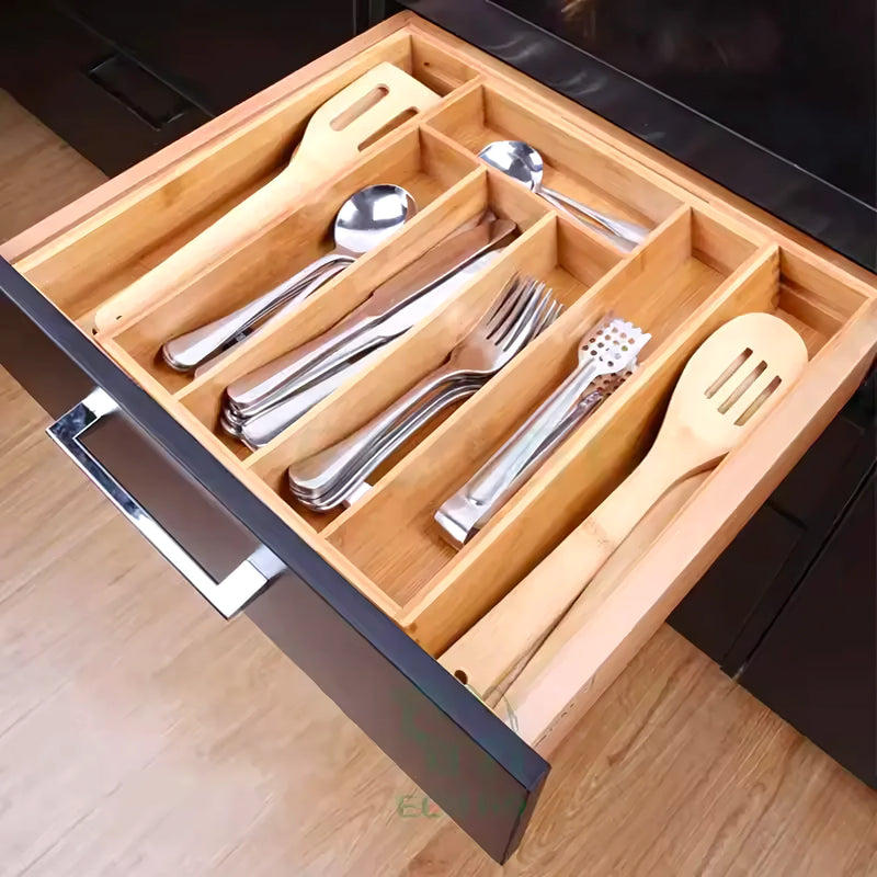 Organizador De Cajones De Cocina Bambu - Varietas Chile - Santiago