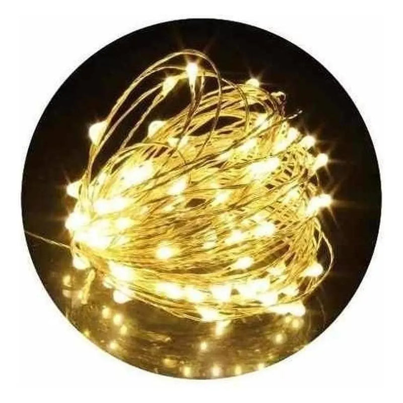 Luces Led Guirnalda Calida 50 Mtr Boda