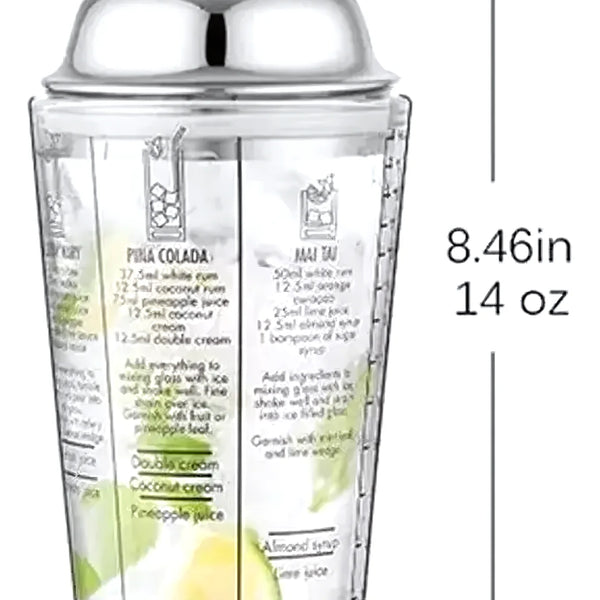Coctelera De 450Ml Con Recetas Impresas - Varietas Chile - Santiago