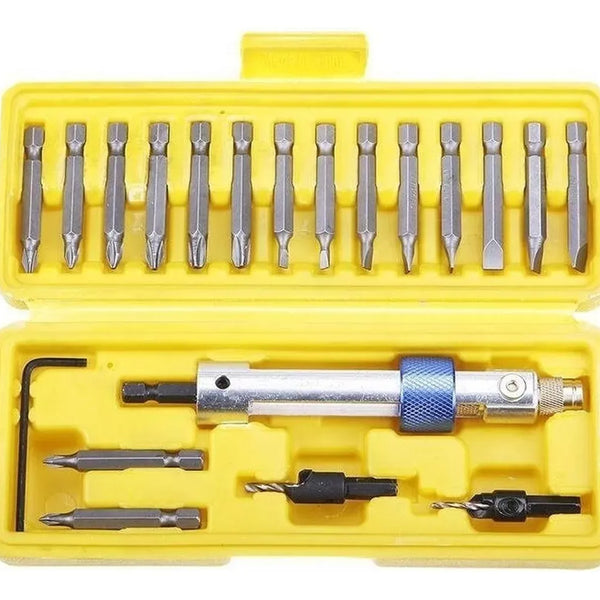 Herramienta Doble Taladro Broca Y Atorni