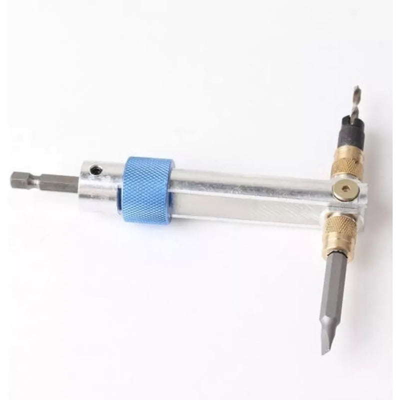 Herramienta Doble Taladro Broca Y Atorni