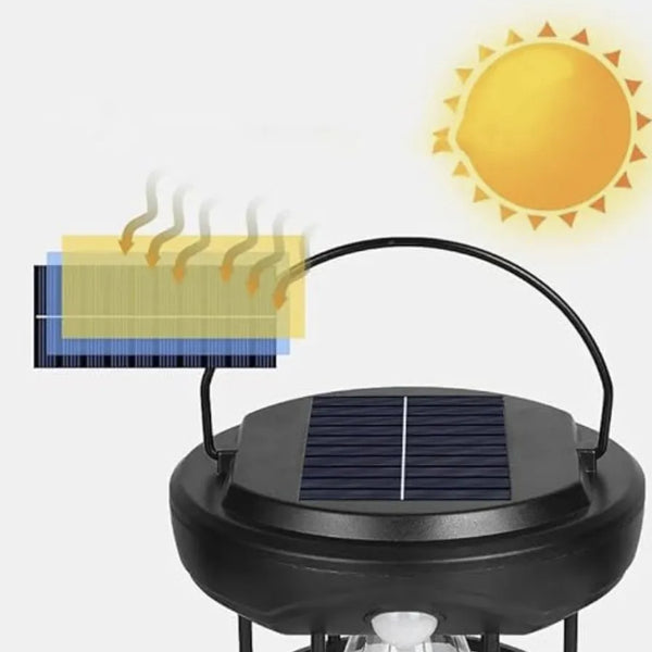 Lámpara Para Camping Solar Con Sensor