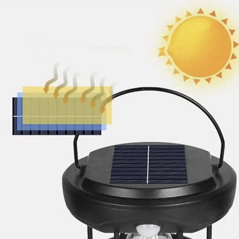 Lámpara Para Camping Solar Con Sensor
