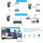 Cámara Domo Wifi Doble Lente Con Alarma
