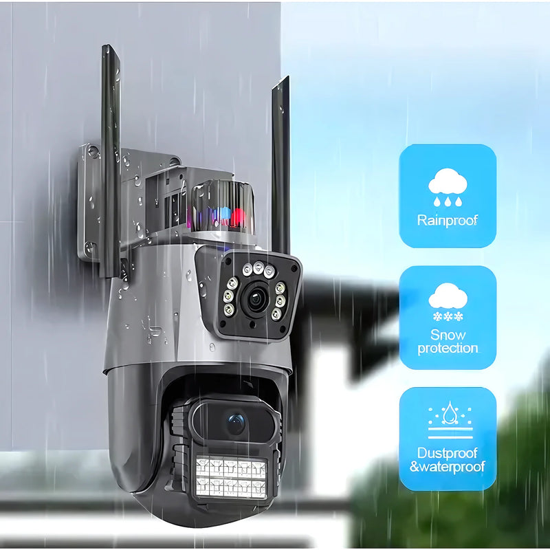 Cámara Domo Wifi Doble Lente Con Alarma - Varietas Chile - Santiago