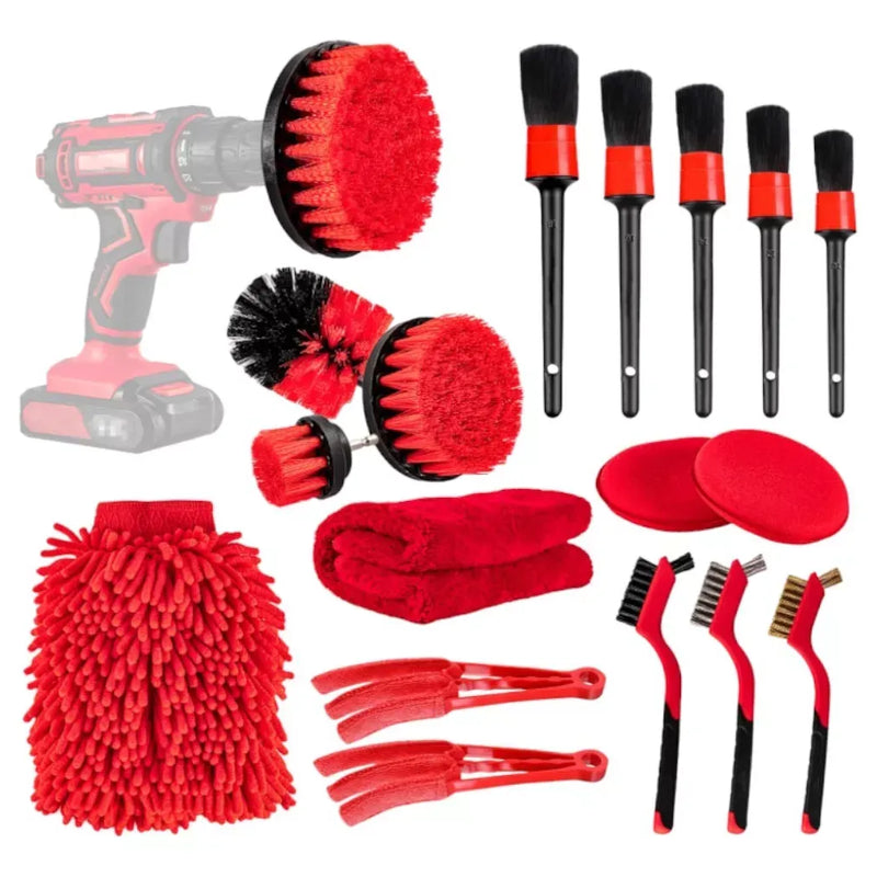 Limpieza Automóvil Kit Detailing 18 Pcs