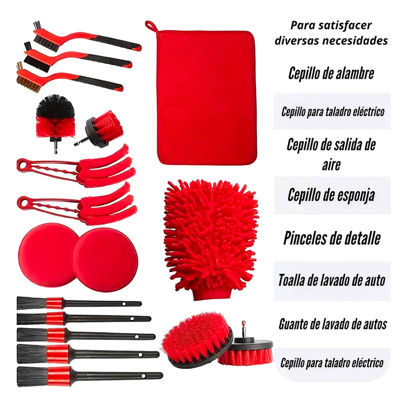 Limpieza Automóvil Kit Detailing 18 Pcs - Varietas Chile - Santiago