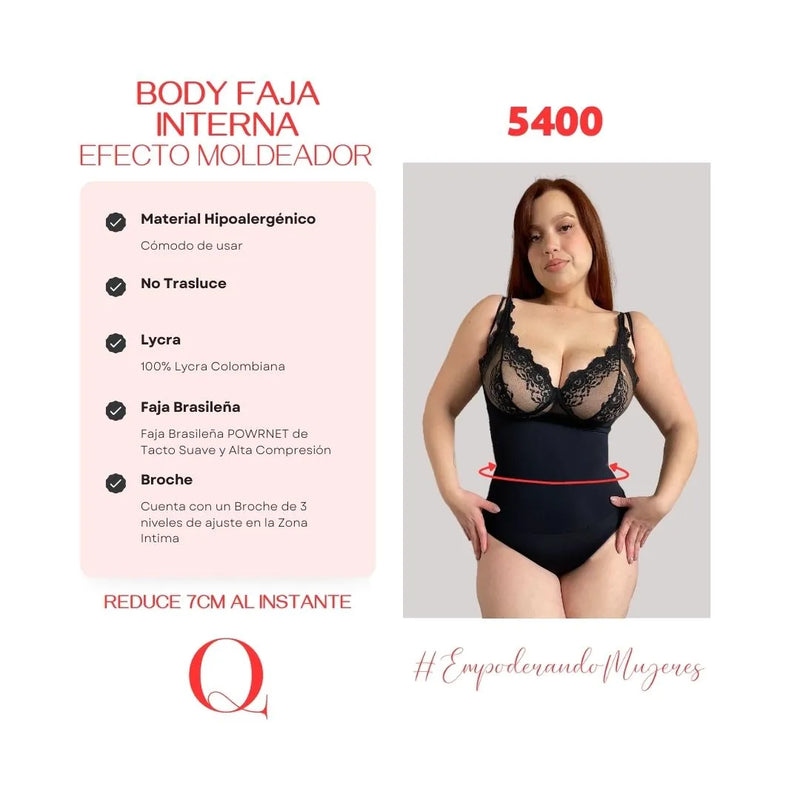 Body Faja Reductor Senos Libres