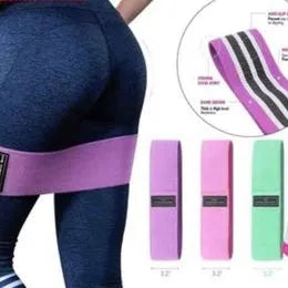 Set De 3 Bandas Elasticas Para Ejercicio