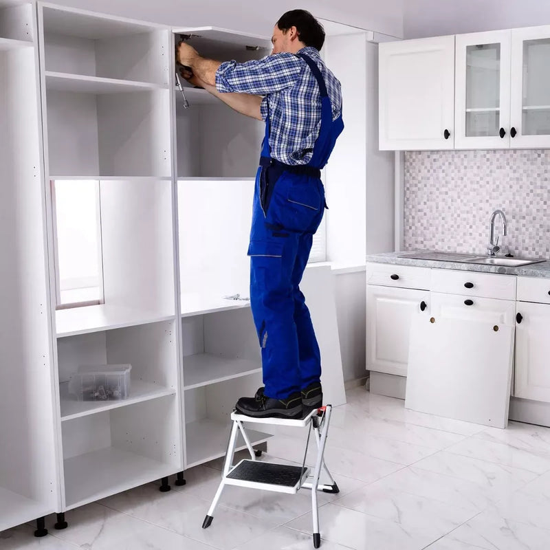 Escalera Multiuso Plegable 2 Peldaños