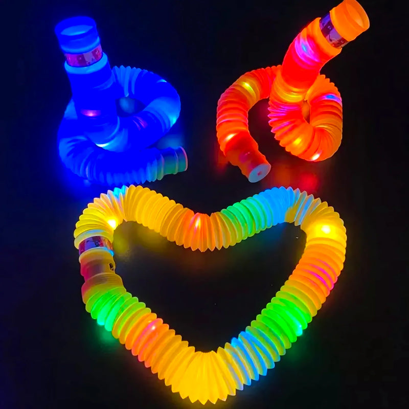 Set 6 Pop It Tubo Con Luz Led Sensorial - Varietas Chile - Santiago