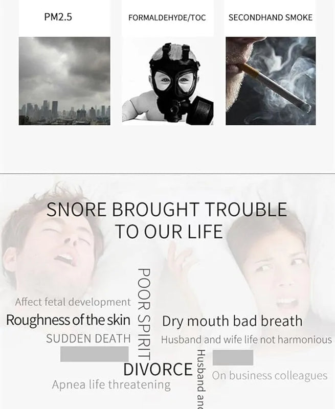 Dispositivo 2En1 Antironquido Purificado