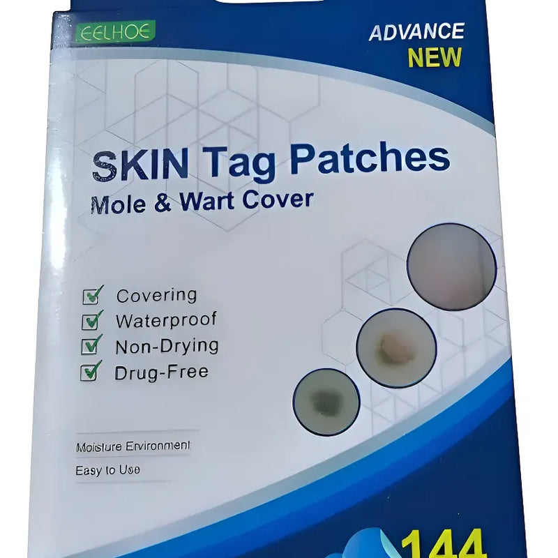 144 Parche Para Eliminar Verrugas Granos