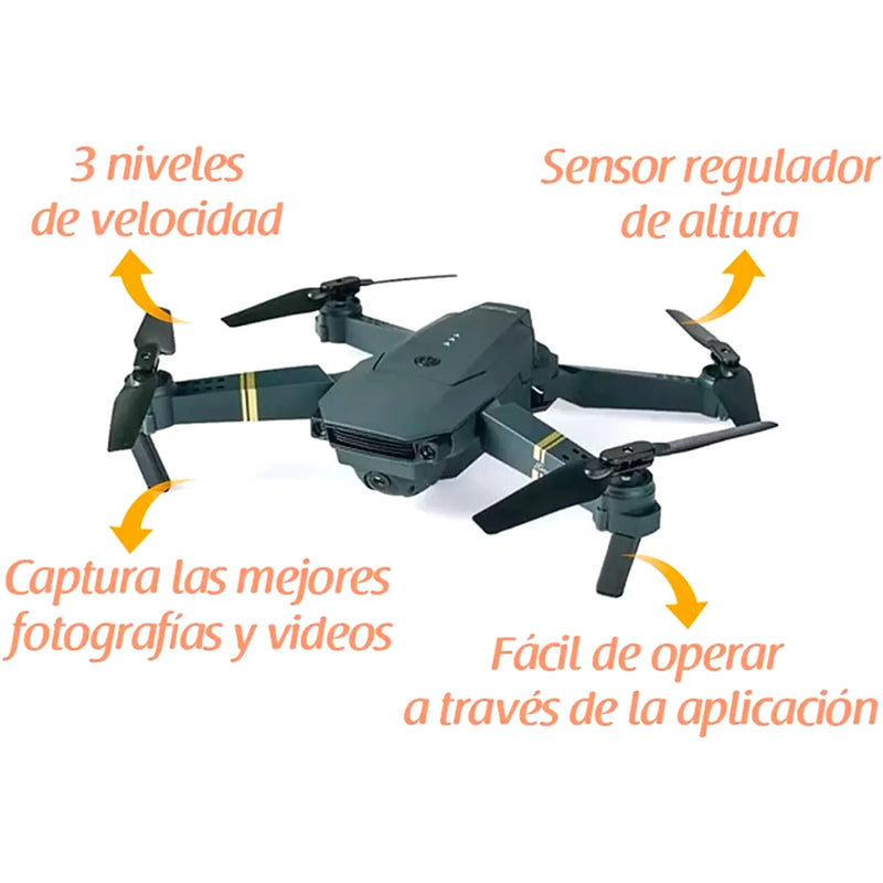 Dron Plegable Con Cámara Wifi Hd Fpv - Varietas Chile - Santiago