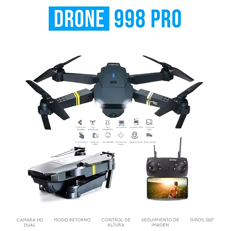 Dron Plegable Con Cámara Wifi Hd Fpv - Varietas Chile - Santiago