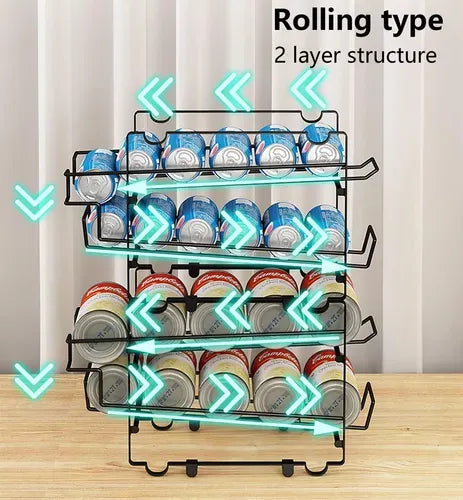 Organizador De Latas Para Refrigerador