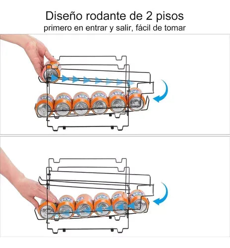 Organizador De Latas Para Refrigerador