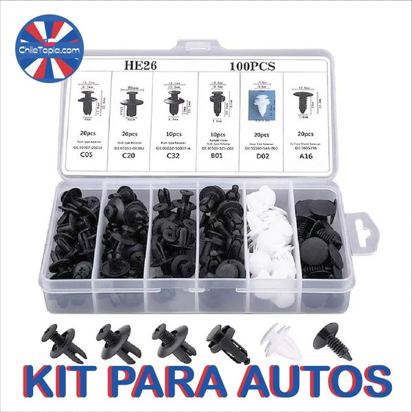 Kit Sujetadores Para Auto
