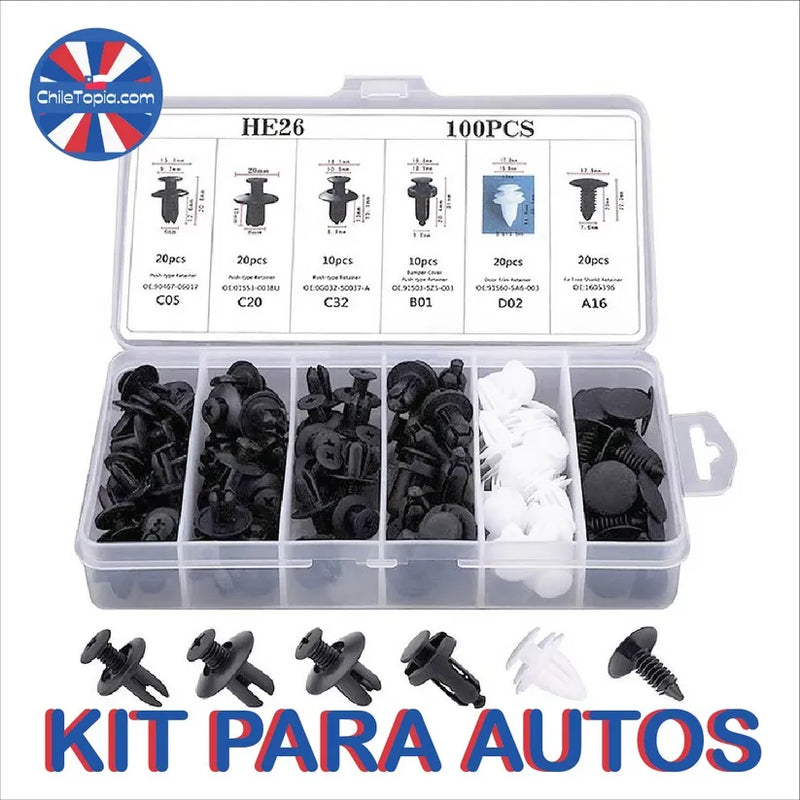 Kit Sujetadores Para Auto
