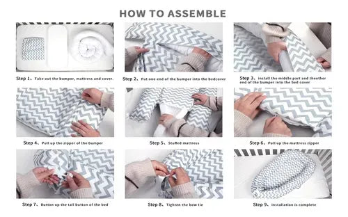 Nido Colecho Cama Bebé Con Almohada