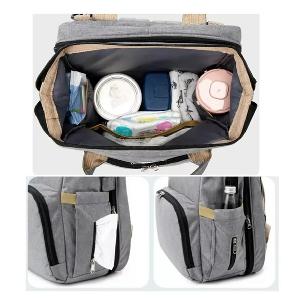Mochila Maternal Premium Cuna Bebe