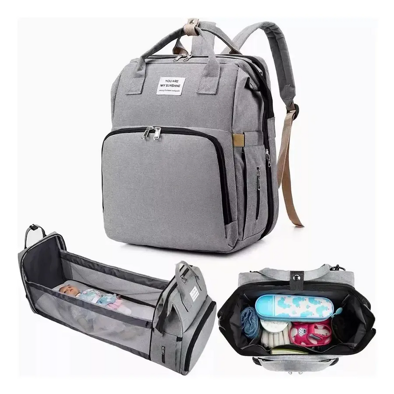 Mochila Maternal Premium Cuna Bebe