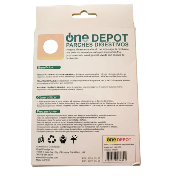 Parche Alivia Dolor Digestivo Estomago