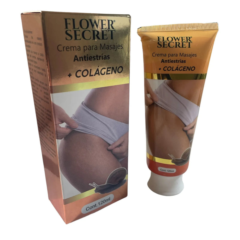 Crema Masajes Antiestrías Con Colageno