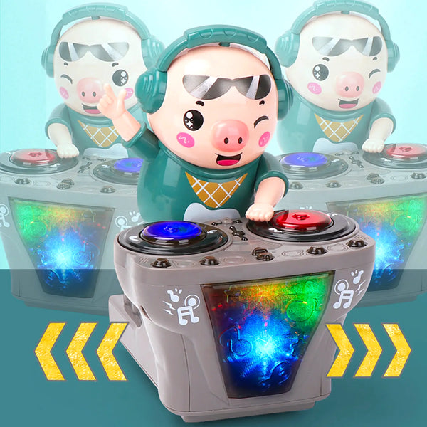 Cerdo Dj Con Luz Y Sonido Se Mueve - Varietas Chile - Santiago