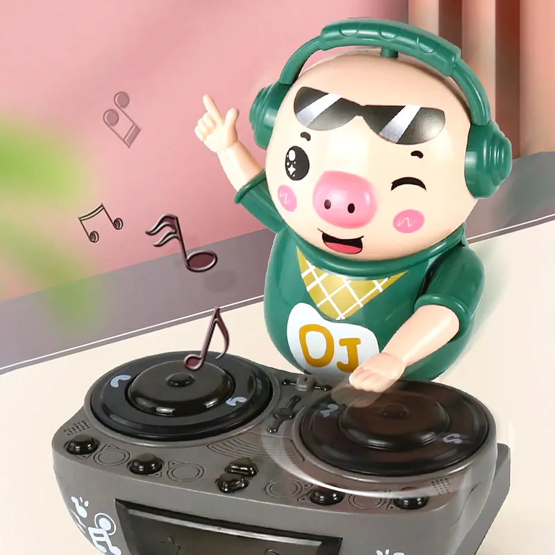 Cerdo Dj Con Luz Y Sonido Se Mueve - Varietas Chile - Santiago