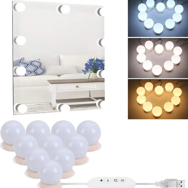 Ampolletas Led Para Espejos Maquillaje