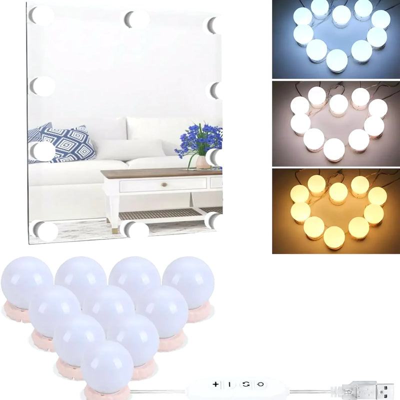 Ampolletas Led Para Espejos Maquillaje - Varietas Chile - Santiago
