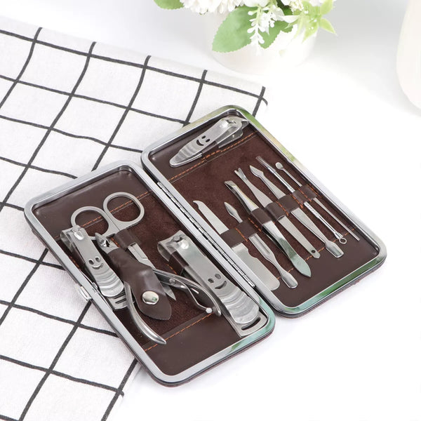 Kit De Manicura Y Pedicura 12 Piezas