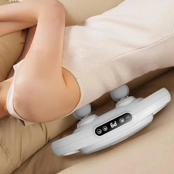 Pistola Eléctrica De Masaje 4 Cabezales