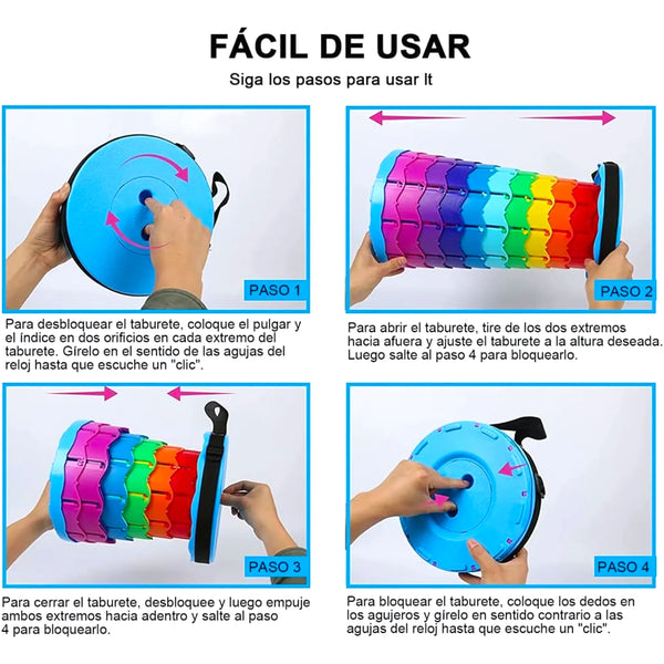 Silla Taburete Retráctil Portátil - Varietas Chile - Santiago