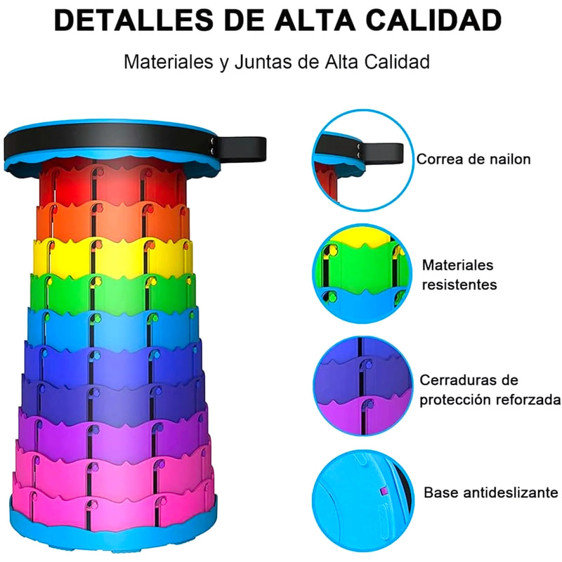 Silla Taburete Retráctil Portátil - Varietas Chile - Santiago
