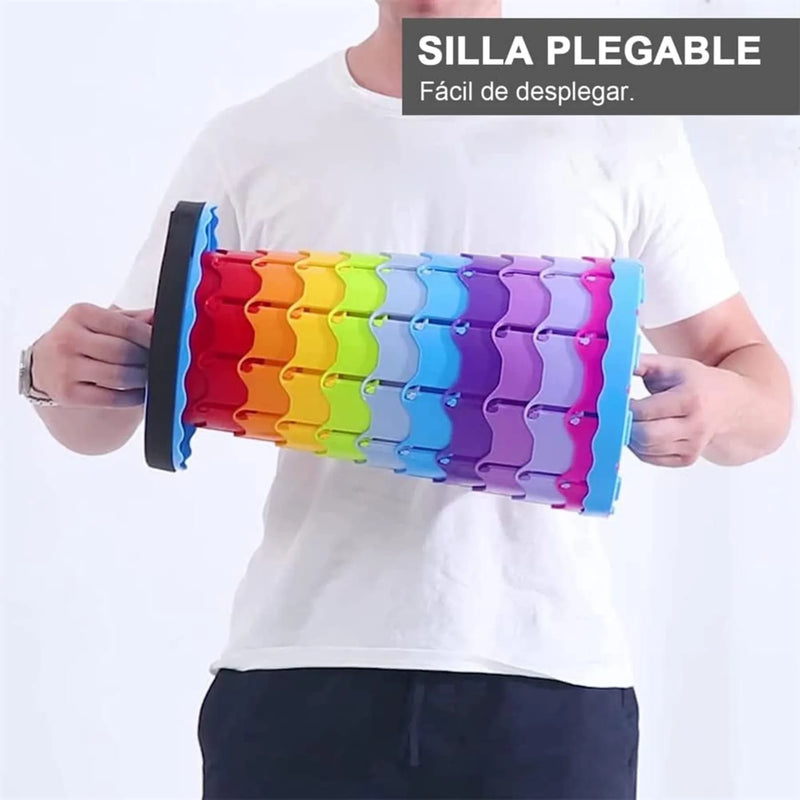 Silla Taburete Retráctil Portátil