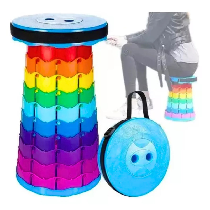 Silla Taburete Retráctil Portátil