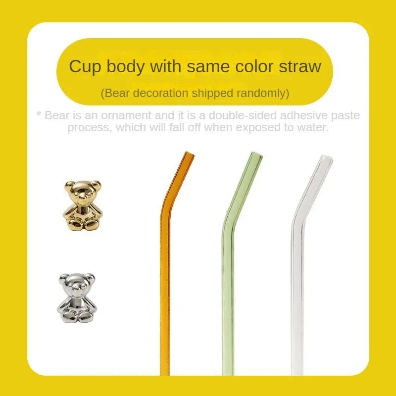 Taza De Vidrio Con Tapa 400Ml