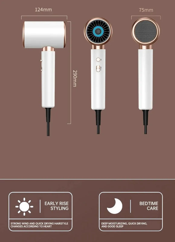 Secador De Pelo Profesional F37 De 2000W