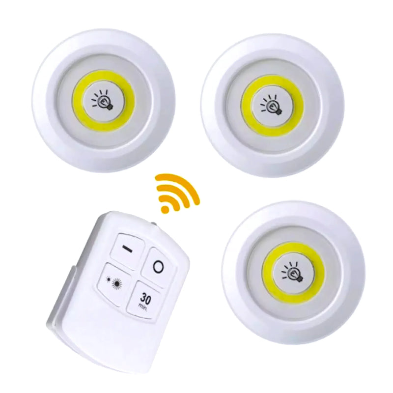Set 3 Luces Led Con Control - Varietas Chile - Santiago