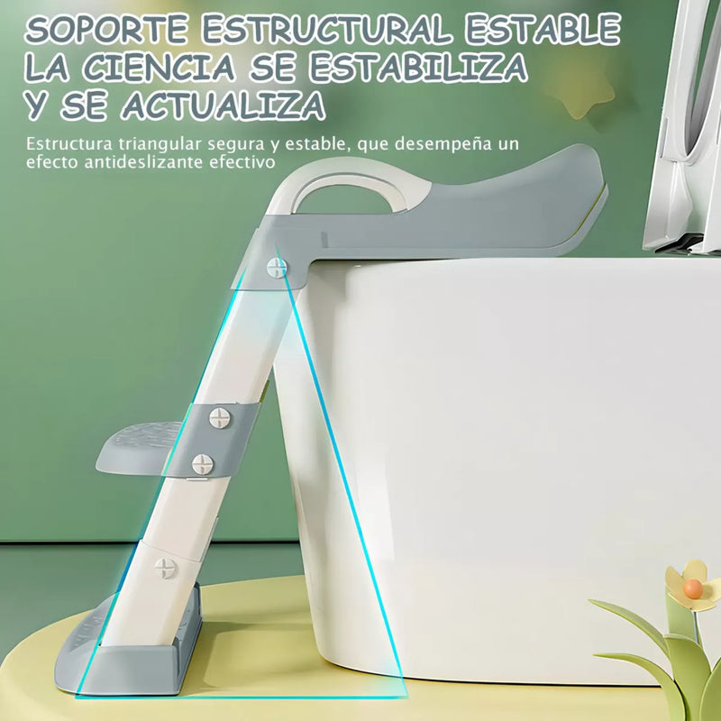 Asiento Adaptador Escalera Inodoro Niños